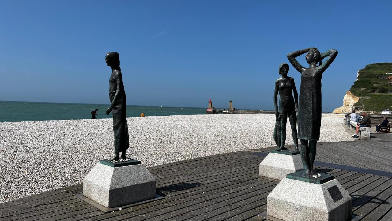 Le Maritime, Front De Mer Et Parking Sous-Terrain Fecamp Bagian luar foto